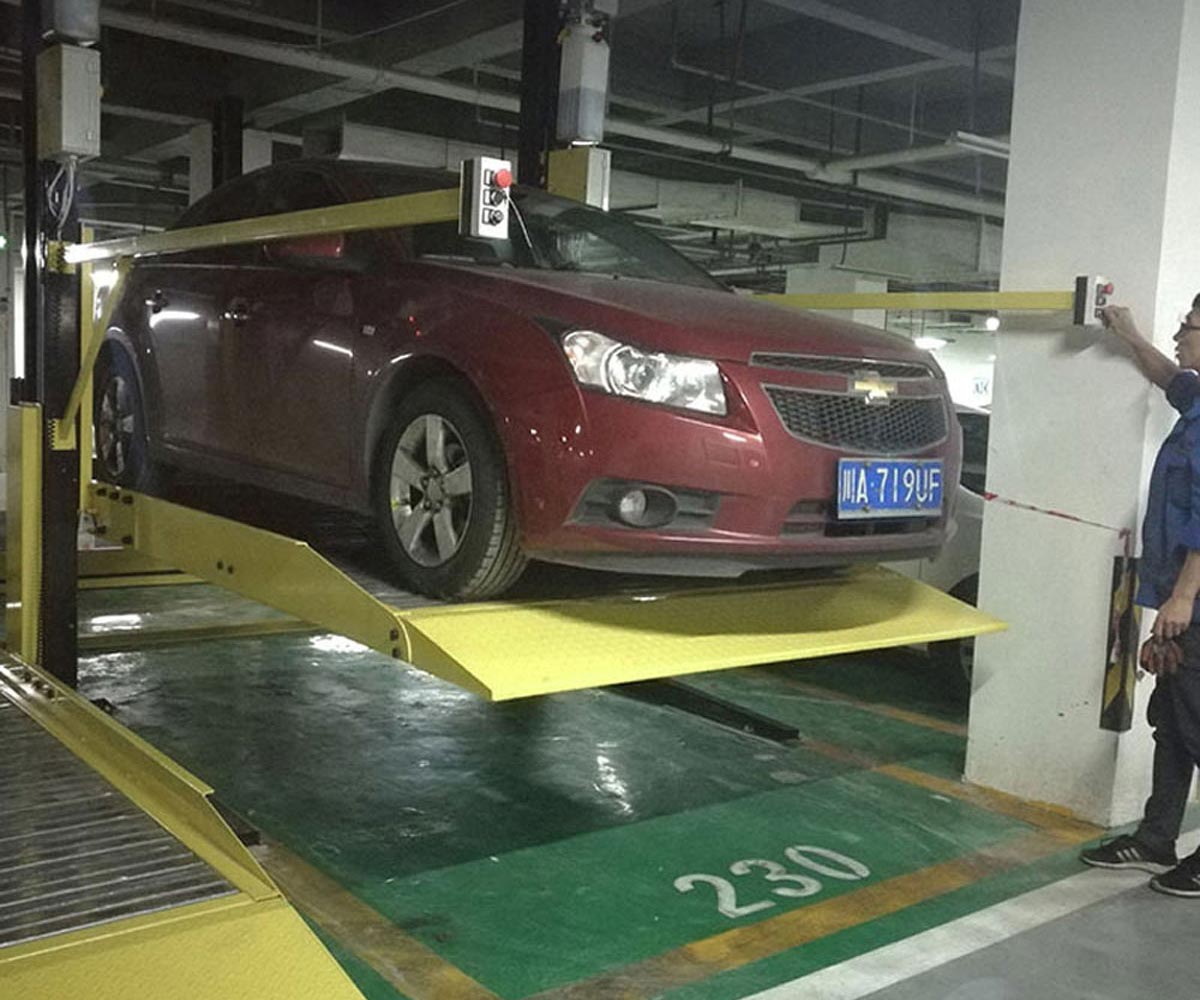 臨洮雙層升降平移機械式停車位過驗收