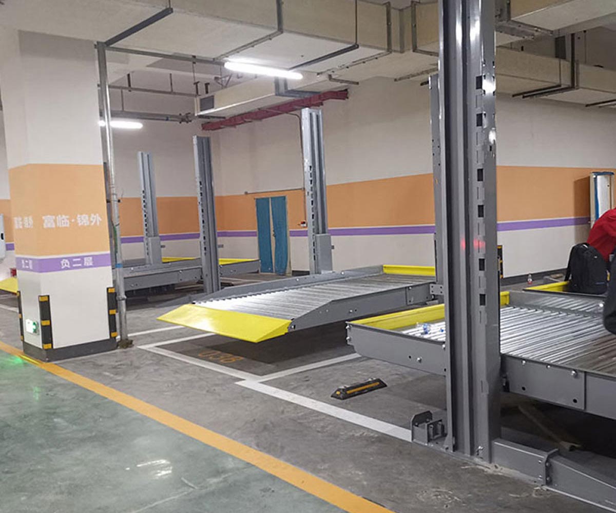 臨洮二層簡易升降類機械立體車庫改造