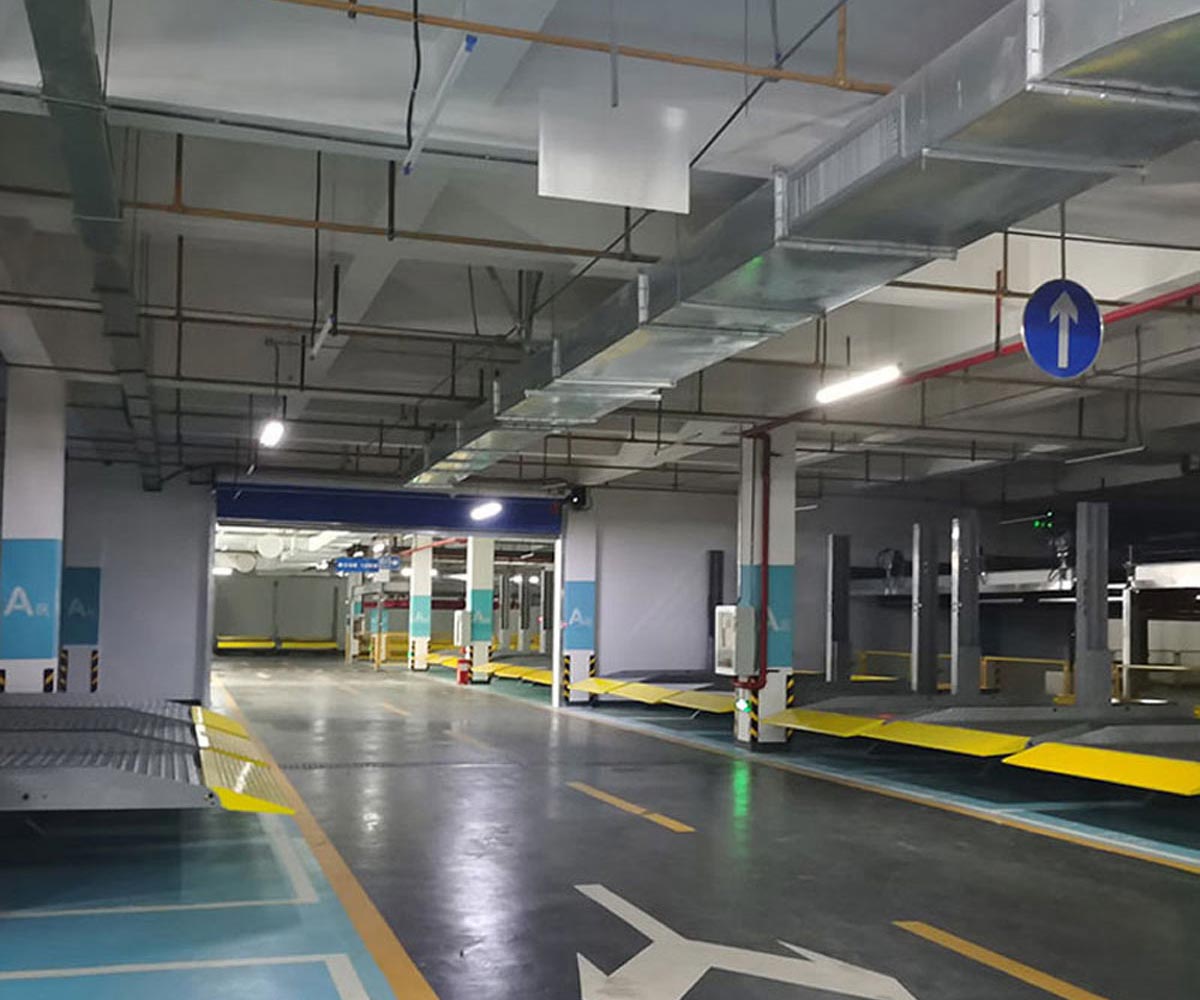 西鄉三層升降橫移式停車設備收購