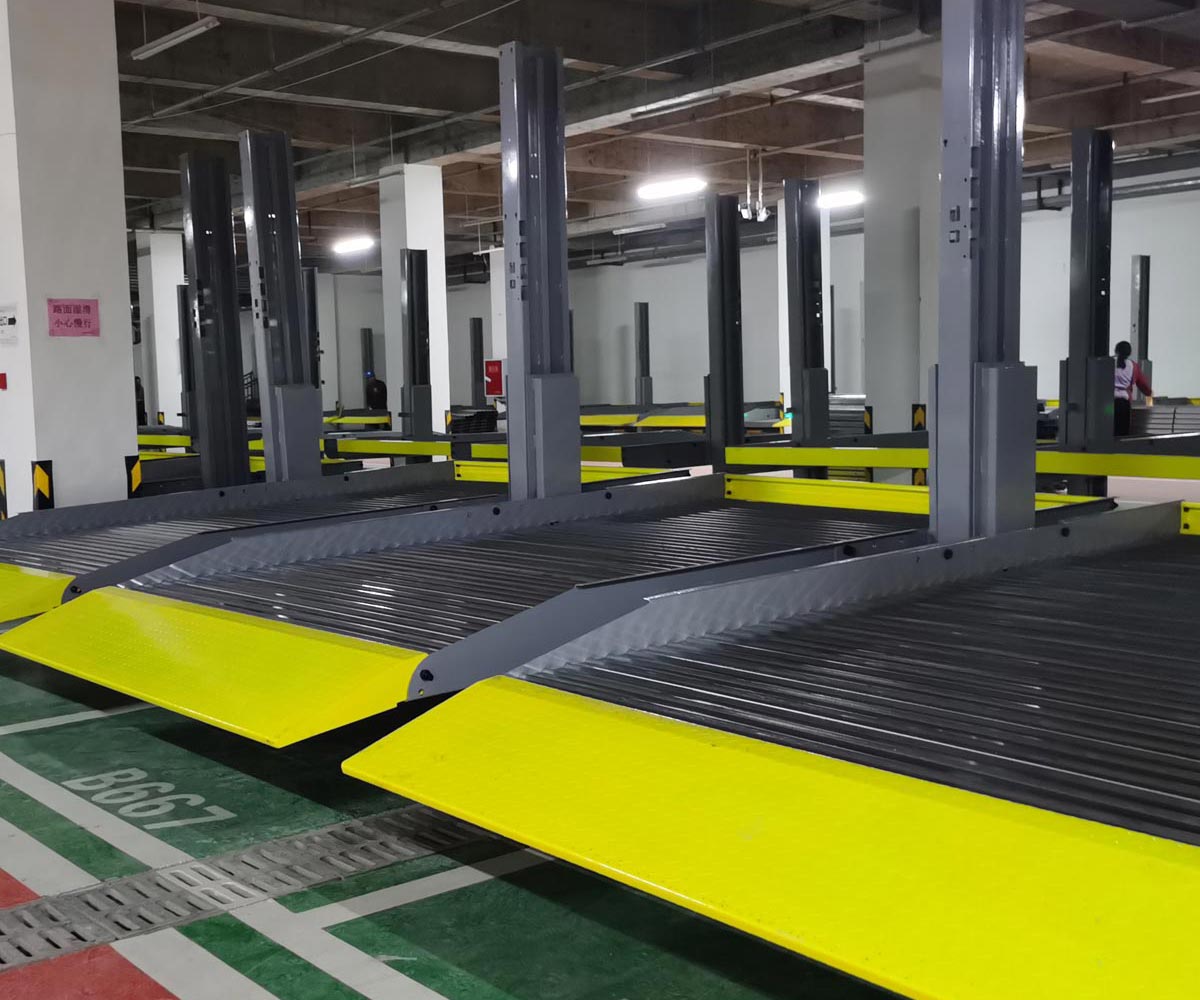 肅北兩層升降立體車庫停車設備租用