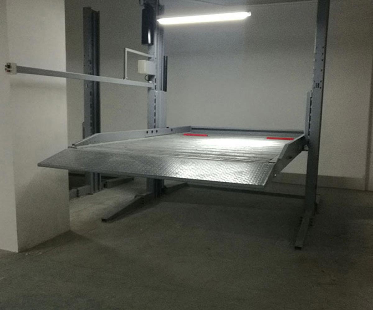 和政兩層升降式停車設備安裝
