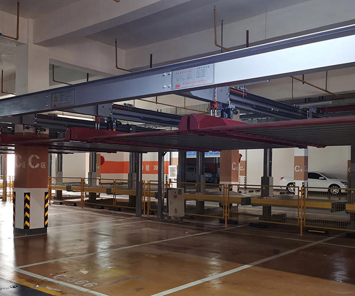 西鄉2層簡易類停車庫安裝