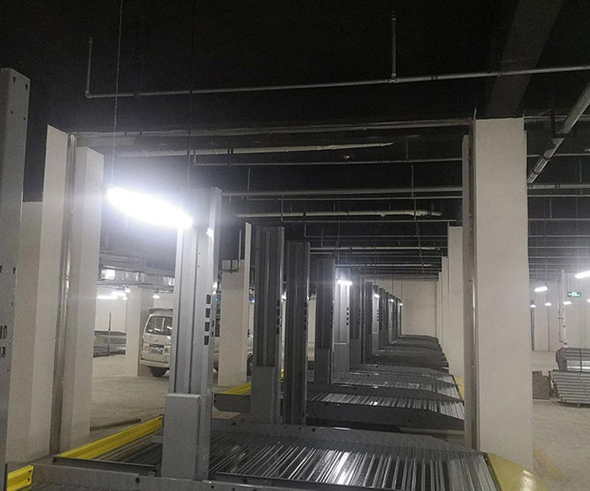 肅北升降橫移式立體車庫工作原理