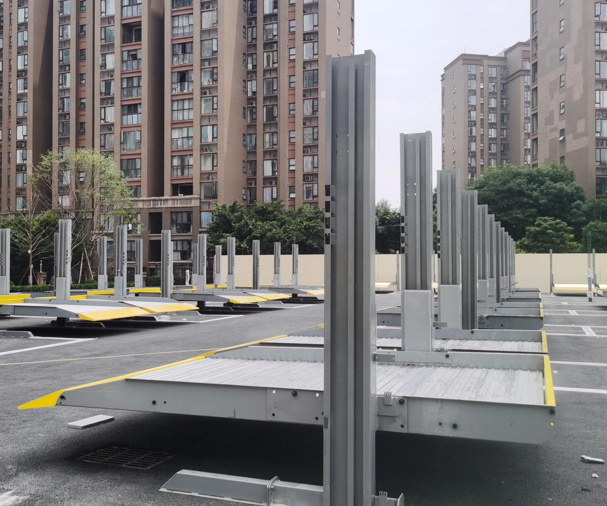 洛南PSH四層升降橫移類停車設備（負二正二地坑式）技術參數(shù)