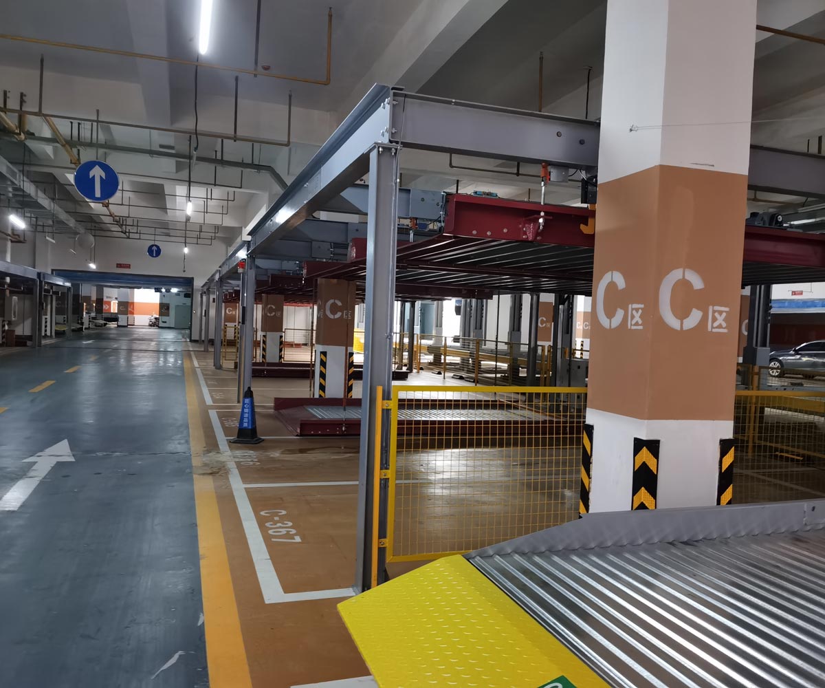 鳳翔雙柱簡易升降機械停車設備