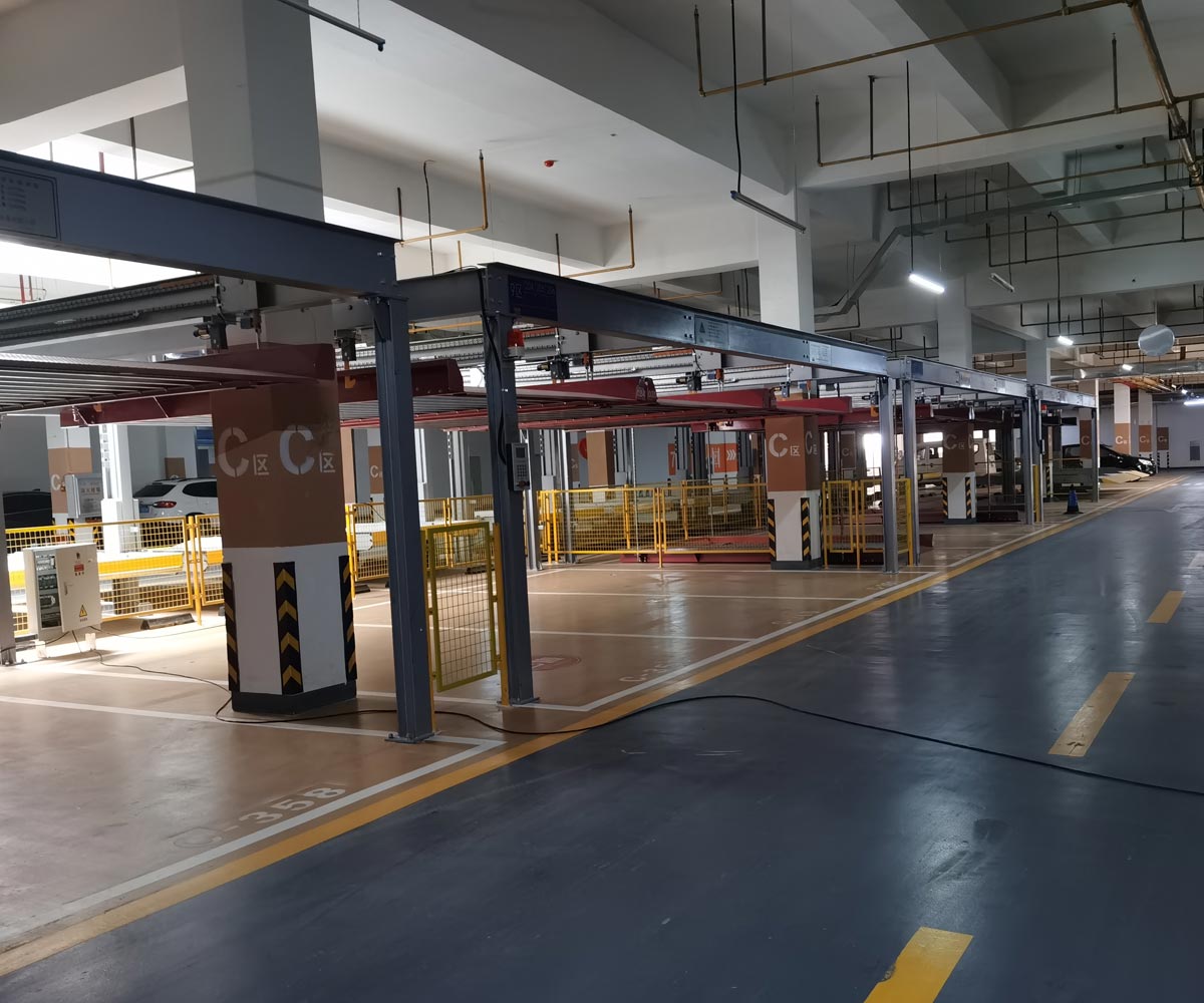 長武雙層簡易升降機(jī)械立體車庫