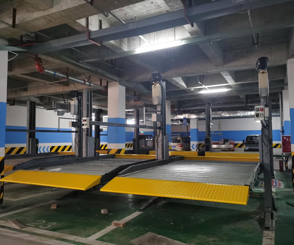 臨洮二層簡易升降式立體停車庫