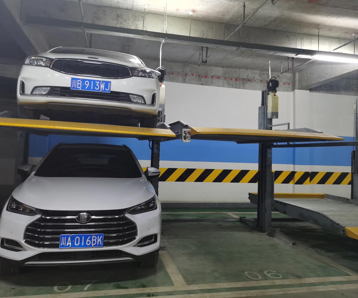 通渭兩層升降式機(jī)械式停車位