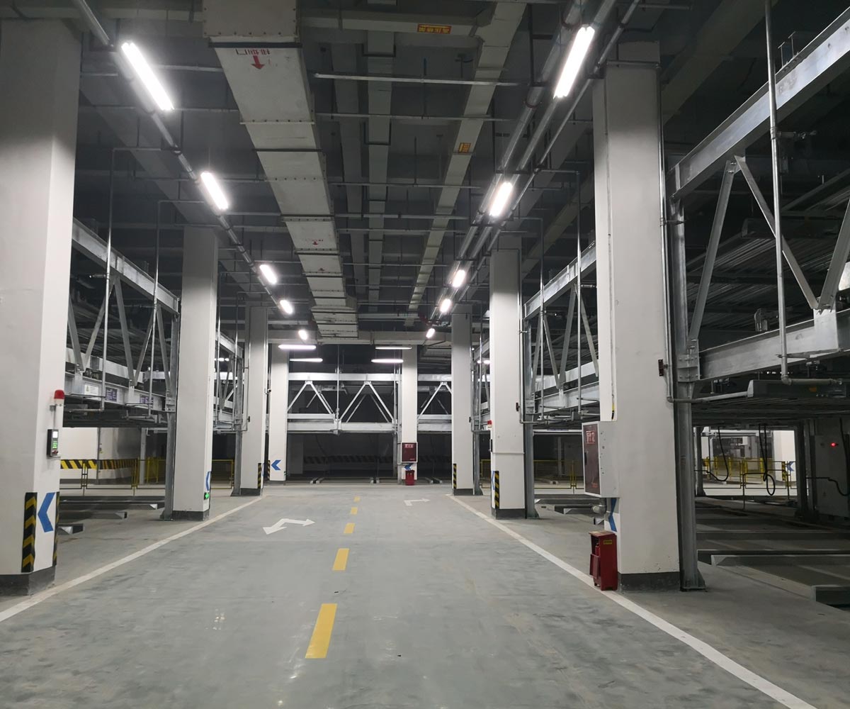 正寧4-6層升降橫移式自動立體停車庫