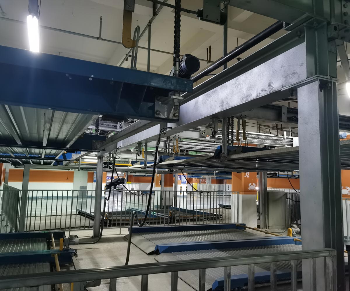 寧強(qiáng)六層升降橫移式立體停車庫